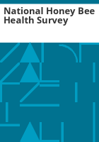 National_honey_bee_health_survey